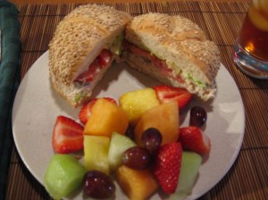 Homemade tuna sandwich