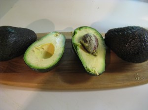 avocado with pit