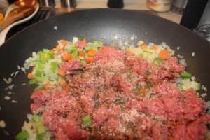 add ground beef