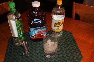 Apple Cranberry Fizz ingredients1