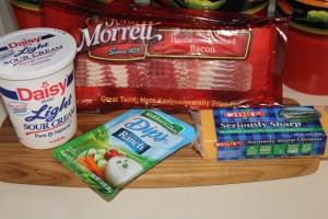 Bacon cheese ingredients