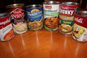 canned soups