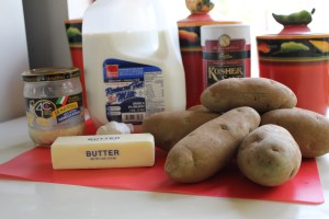 Parmesan galric mashed potatoes ingredients