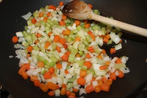 Saute veggies