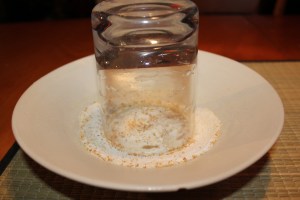 Rim glass with sugar