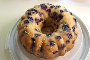 blueberry lemon bundt cake