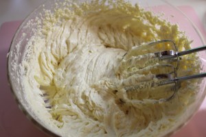 Mix the butter and sugar