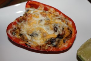 Kel's Festive Stuffed Red Pepper