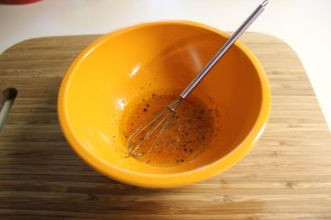 whisk dressing ingredients