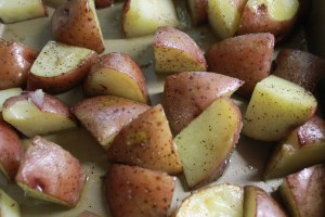 Roast potatoes