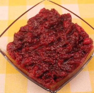 Cranberry sauce
