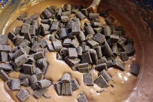 Add chocolate morsels