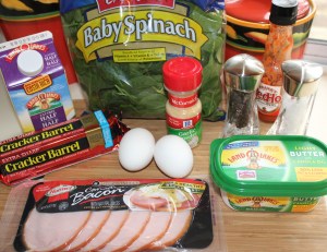 Baked egg casserole ingredients