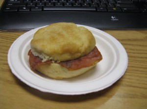Community Deli Ham biscuit