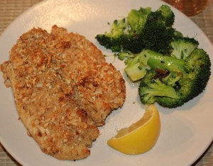 Lovely piece of fish @kelscafe