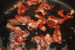 Saute bacon