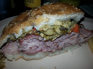 Cafe Maspero muffaletta