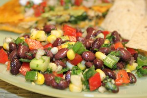 Kels' basic black bean salad