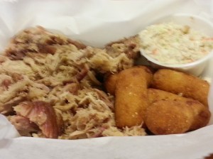 BBQ tray at Woodlands