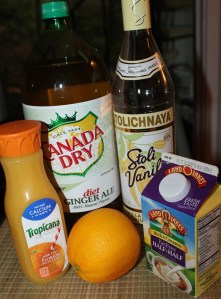 Push-Up cocktail ingredients