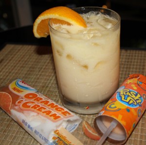 Push-Up Coctail, with half and half