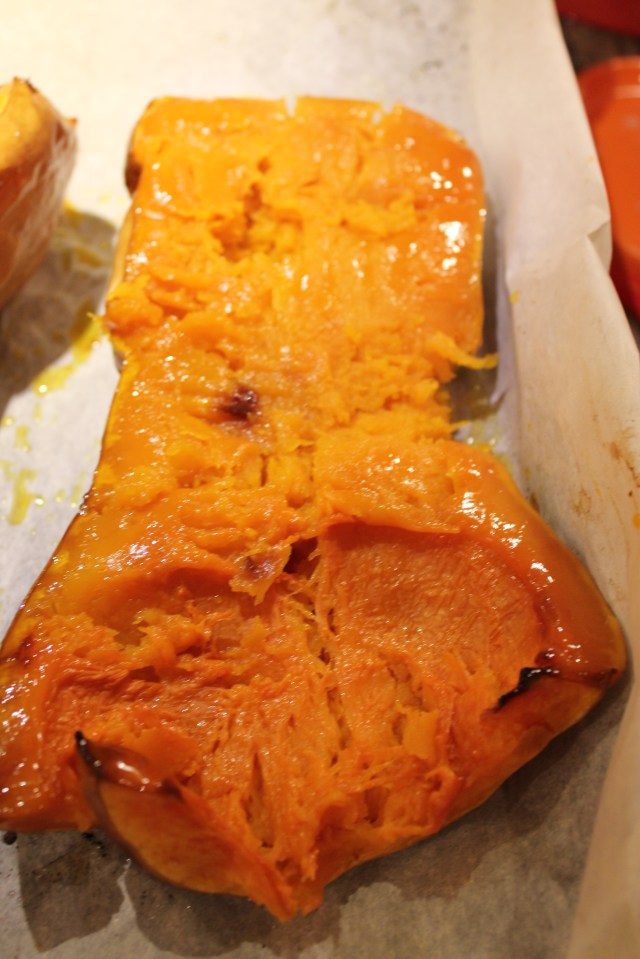 Roasted butternut squash
