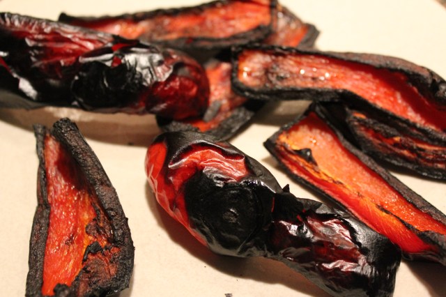 Roasted red bell pepper