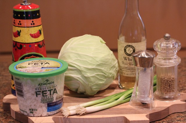 Marinated Slaw ingredients