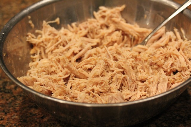 Shred the pork