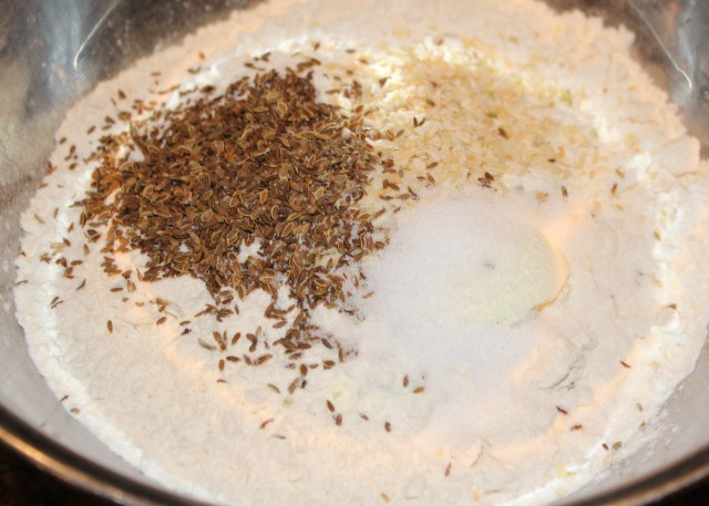 Kel's dill bread dry ingredients