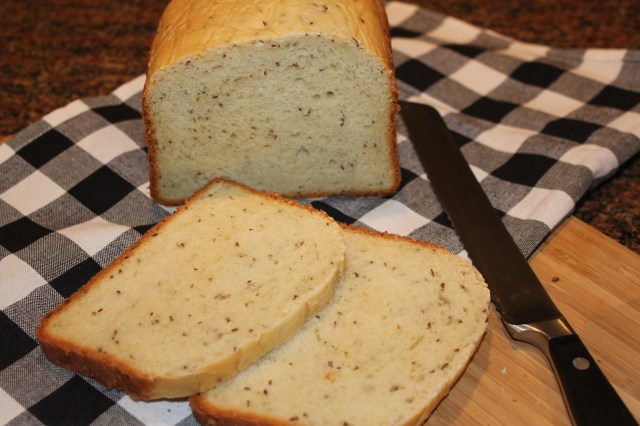 Kel's dill bread sliced