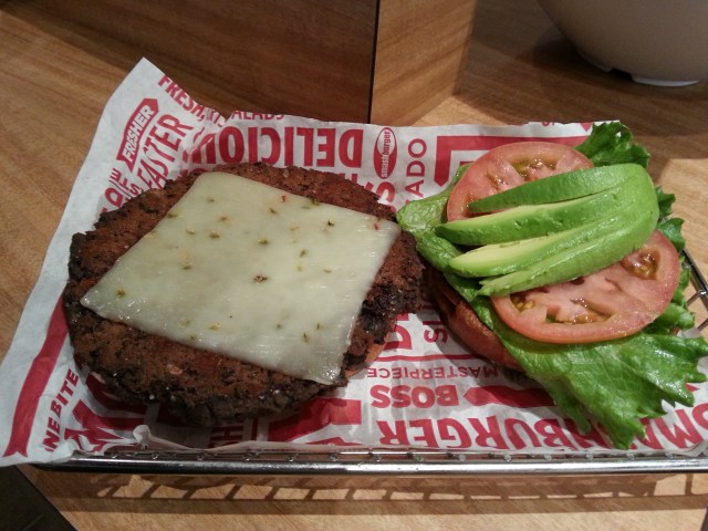 Blackbean burger at Smashburger