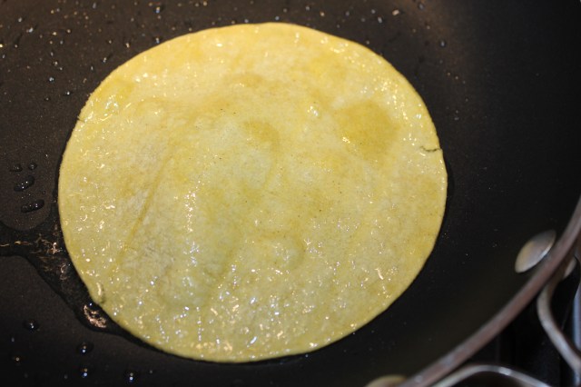 Crisp your tortilla