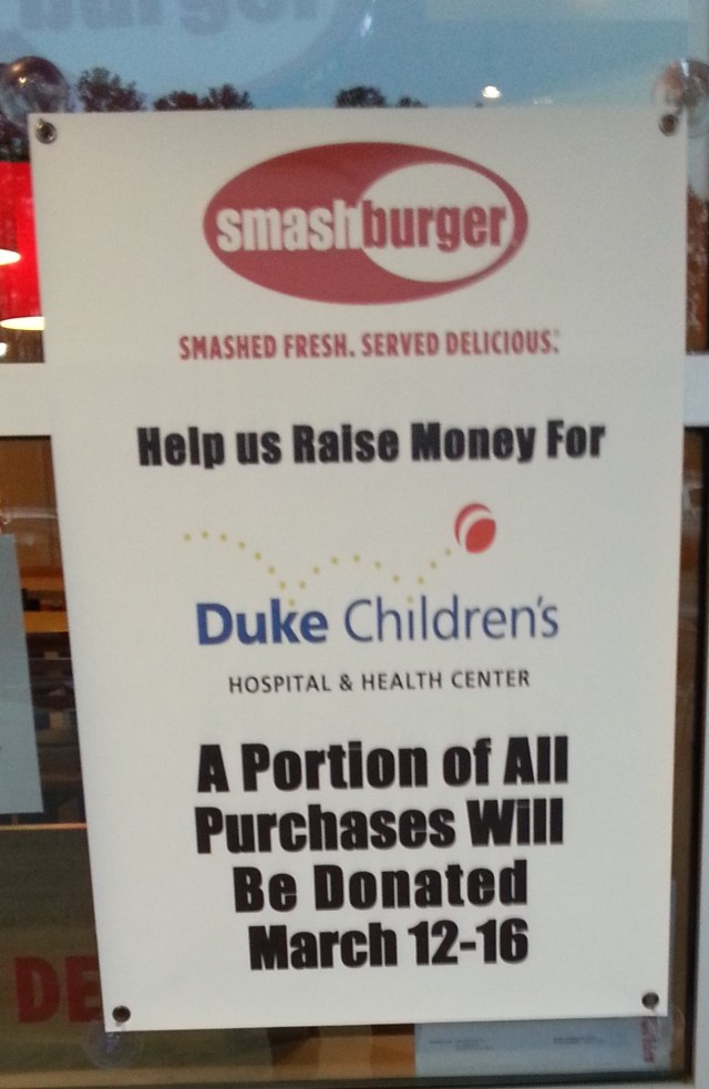 Smashburger giving to the community
