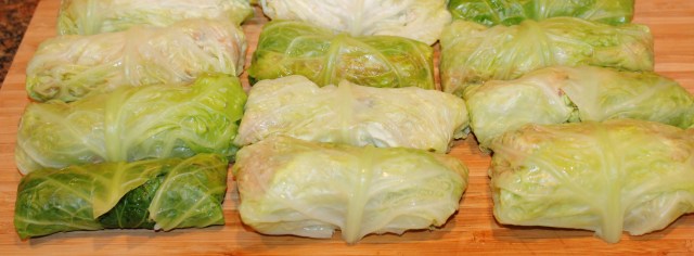 Stuffed cabbage rolls
