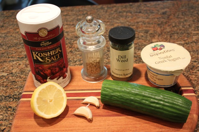 Kel's tzatziki sauce ingredients