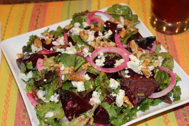 Kel's roasted beet salad