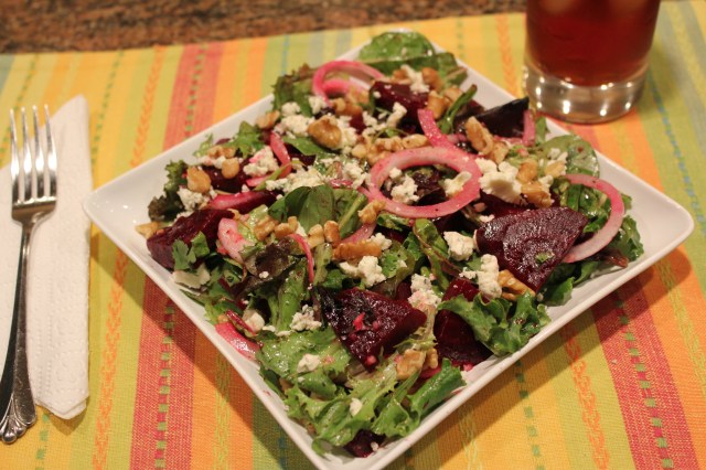 Let's eat Kel's beet salad!