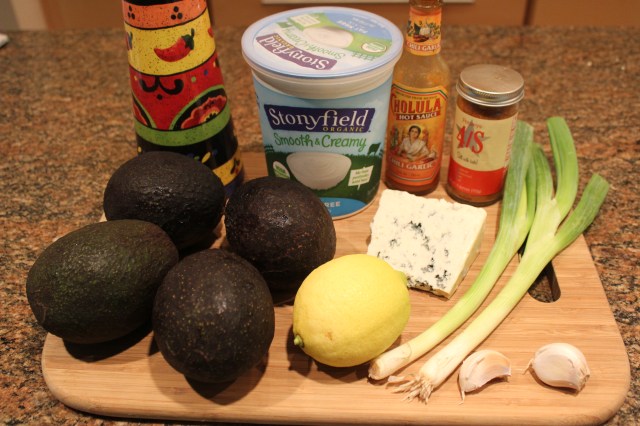 Kel's Bleu cheese avocado dip ingredients