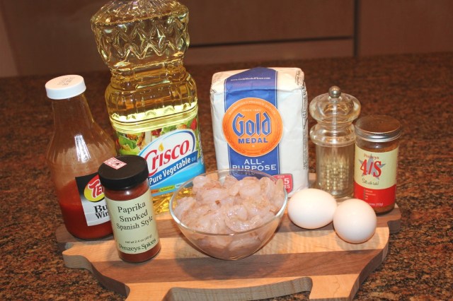 Kel's Buffalo shrimp ingredients
