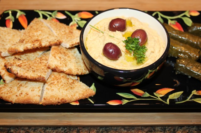 Kel's Garlic Hummus perfect party fare