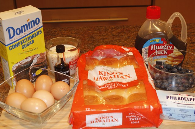 Blueberry french toast casserole ingredients