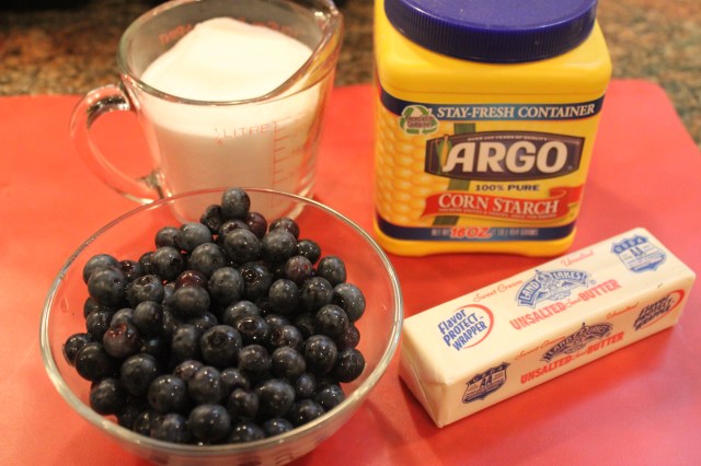 Blueberry syrup ingredients