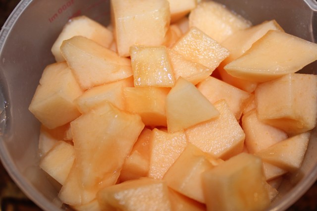 Chopped Cantaloupe