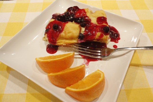 Kel's blueberry french toast casserole