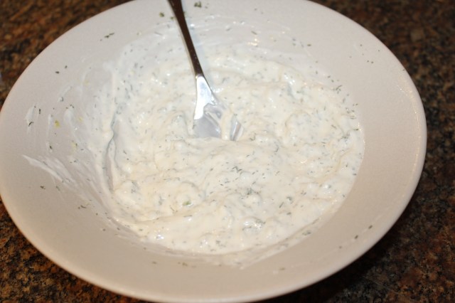 Kel's Lemon aioli dressing
