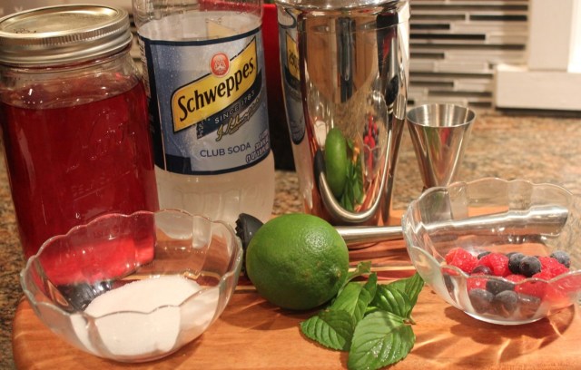 Kel's Berry Berry Mojito ingredients