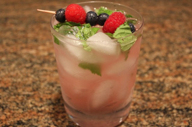 Kel's berry berry mojito