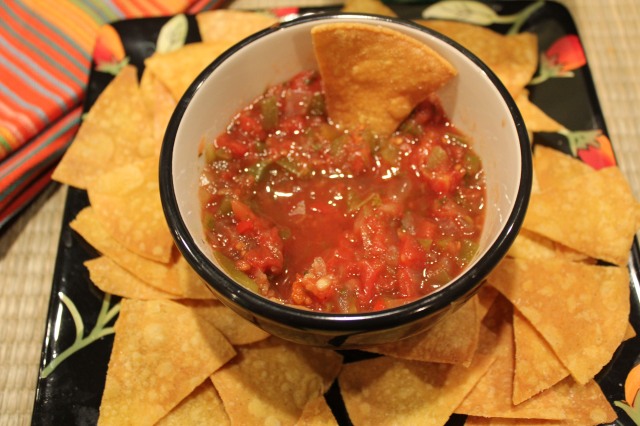 Kel's salsa and chips
