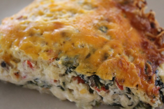 Mouthwatering Spinach Mushroom Ricotta Pie